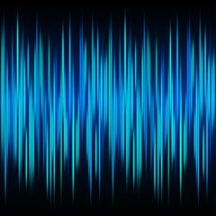 Wall Mural - Vertical Blue Shine Aurora Polaris Flares  - Vector Radiant Upright Rays
