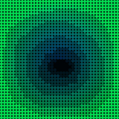 Wall Mural -  Green  Mosaic Hole Background  - Vector Flacky Effect
