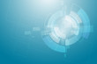 © Panuwat - Circle blue abstract technology innovation concept vector background