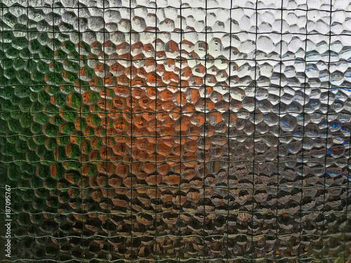 Fotografie, Obraz Finestra di Vetro come Texture Glass Window as Texture