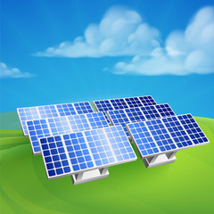 Wall Mural - Solar Energy Power Renewable Farm Cells