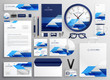 professional modern business stationery set design for your brand identity