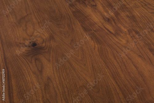 walnut wood table texture background Canvas Print