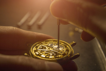 Mechanical watch repair