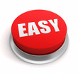 easy push button concept       3d illustration
