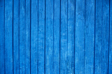 Blue Wood Texture Background. Vertical Wood Planks