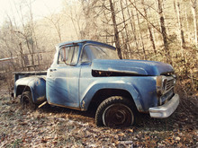 Vintage Blue Truck