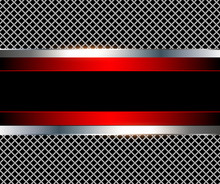 3D Background Red Metalic