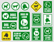 pet friendly icons, dog allowed sign