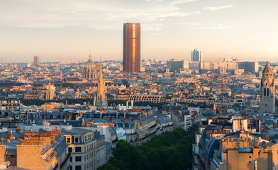 Fototapete - Panoramic view of Paris