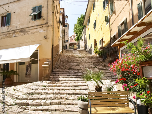 Fotomural Portoferraio, the historic center
