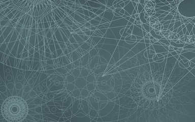 Lace spirograph background abstract