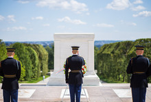 Changing Of The Guard At Arlington National Cemetery (tomb Of The Unknown Soldier)
