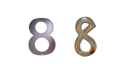 Old house number signs