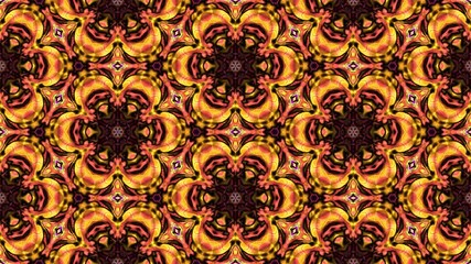 Wall Mural - kaleidoscopic vj seamless loop