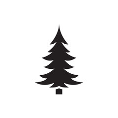 Sticker - pine-tree icon illustration
