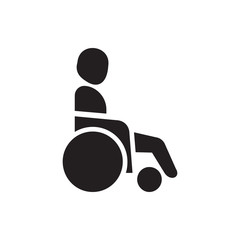 Poster - disabled icon illustration