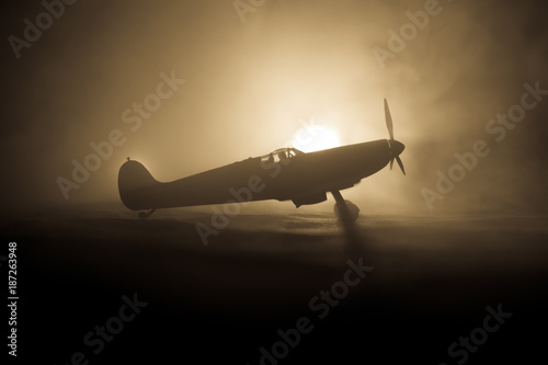 Fotografija  British jet-propelled model plane in possession