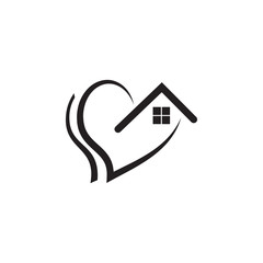 Poster - love of home icon. valentine's day elements. premium quality graphic design icon. simple love icon f
