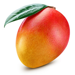 Wall Mural - Ripe mango isolated