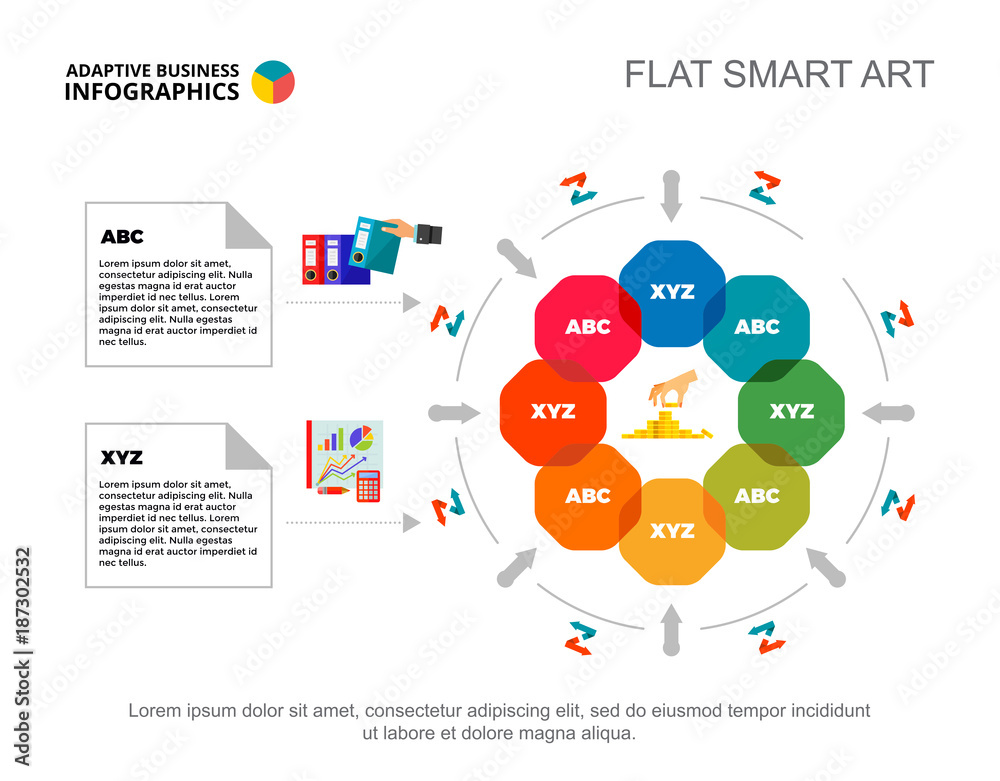 Cycle Chart Slide Template