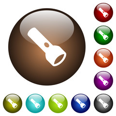 Poster - Flashlight color glass buttons