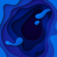 Wall Mural - blue background