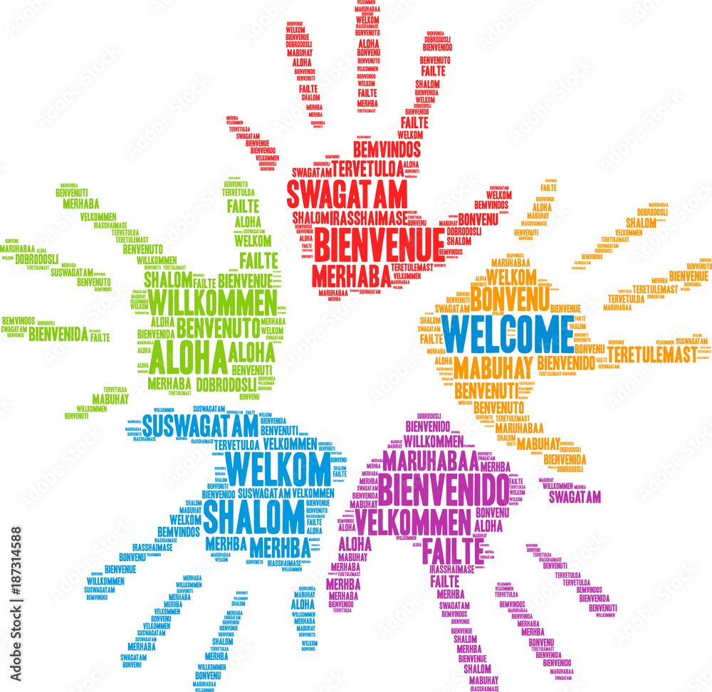 Photographie International Welcome Word Cloud