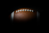 Fototapeta  - American football on dark background. Super bowl