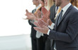 © ASDF - blurred image of business team applauding