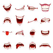 Cartoon Mouth With Teeth