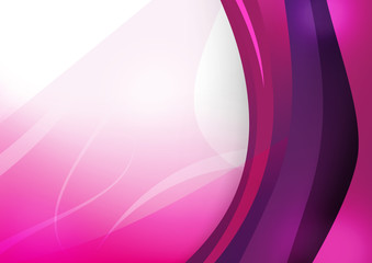 Wall Mural - Abstract background purple and pink curve and layerd element vector illustration 004