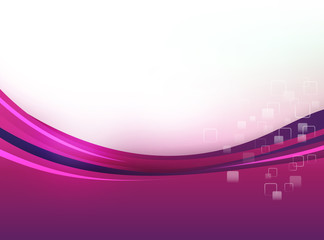 Poster - abstract background purple and pink curve and layerd element vector illustration 004
