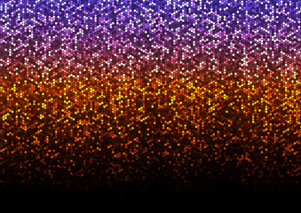 Poster - Abstract mosaic of hexagons. A pattern of geometric halftones.