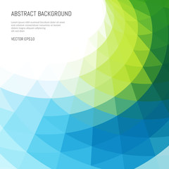 Poster - Abstract background of waves and lines. Distortion of space.