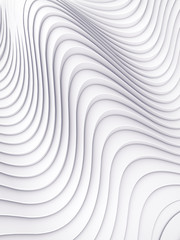 Wall Mural - Wave band abstract background surface 3d rendering