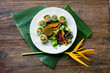 © Nabi Tang/Stocksy - Organic raw fresh spring rolls