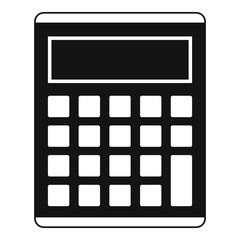 Poster - Office, school electronic calculator icon