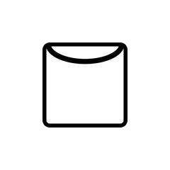 Poster - drying in unfolded form icon. Wash elements. Premium quality graphic design icon. Simple icon for websites, web design, mobile app, info graphics