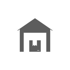Poster - delivery of a parcel icon. Web element. Premium quality graphic design. Signs symbols collection, simple icon for websites, web design, mobile app, info graphics