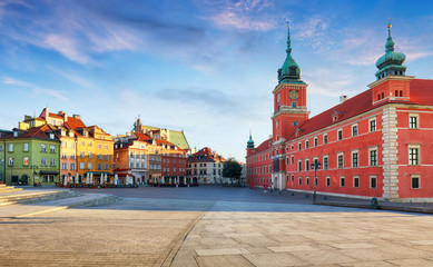 Wall Mural - Panorama of Warsaw old town, Poland