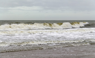 Sticker - wavily ocean scenery