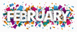 Colored Confetti February