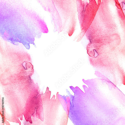 Watercolor Pink Background Postcard Card Abstract Spot Watercolor Pink Background Postcard Card Abstract Spot Splash Of Paint Blot Divorce Color Vintage Pattern For Diffe Design And
