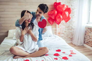 Couple in bedroom