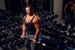 © Kaplun Arthur - Athletic, adult man exercising in the gym