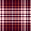 Plaid check pattern in dark maroon, burgundy, pale red, pale pink and white. Seamless fabric texture for digital textile printing. Vector graphic. 