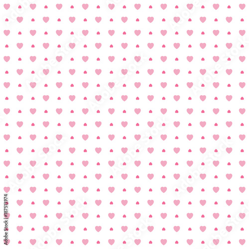 Hearts shape pattern. Vector illustration