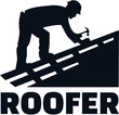 Roofer at work job title