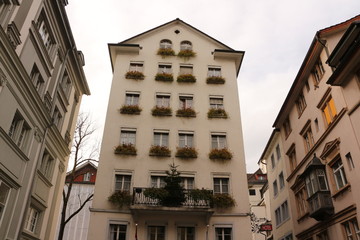 Historisches Gebäude in der Altstadt von Zürich